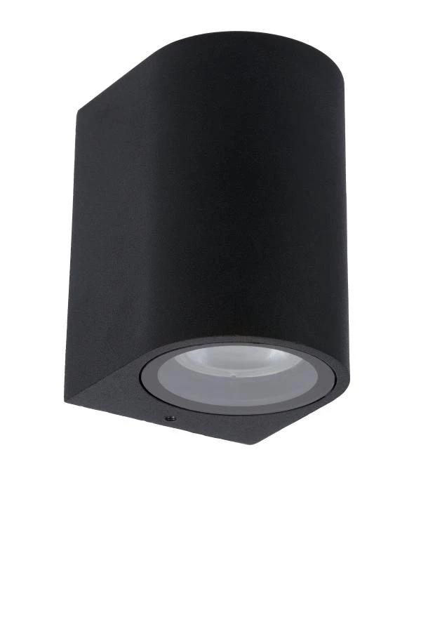 Lucide ZARO - Wandspot / Wandlamp Binnen/Buiten - 1xGU10 - IP44 - Zwart - uit